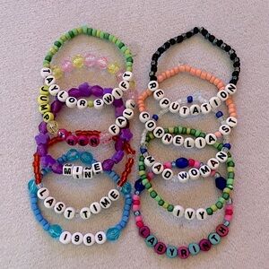 Pack of 10 Taylor Swift Bracelets